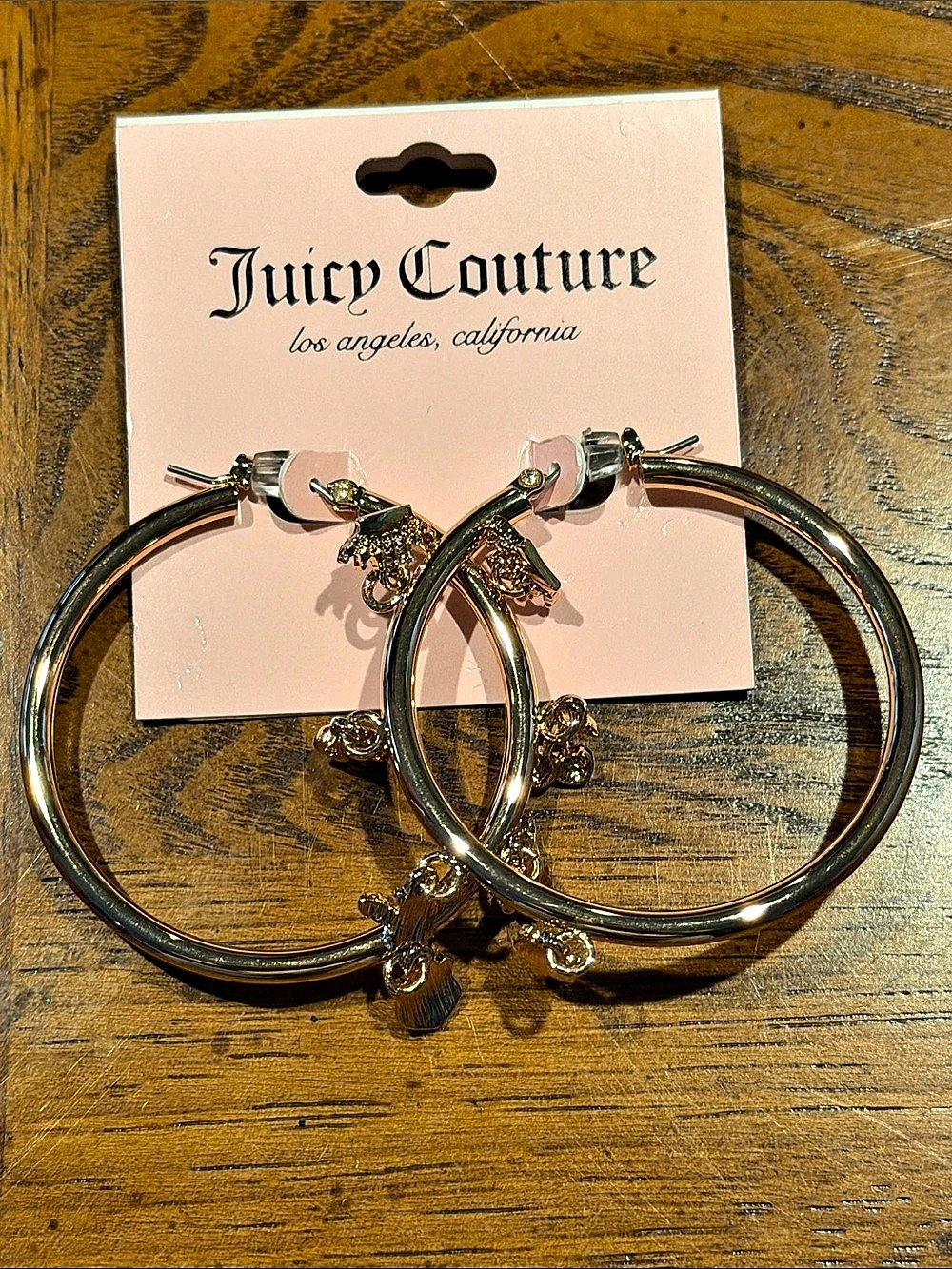 Juicy Couture Charm earrings Set Gold & Silver NWT